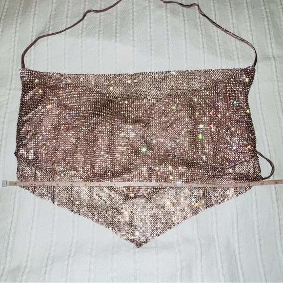 Better Be Glittering Bandeau in Rose Gold - Picture 4 of 9